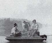 George Caleb Bingham Bootsleute auf dem Missouri France oil painting artist